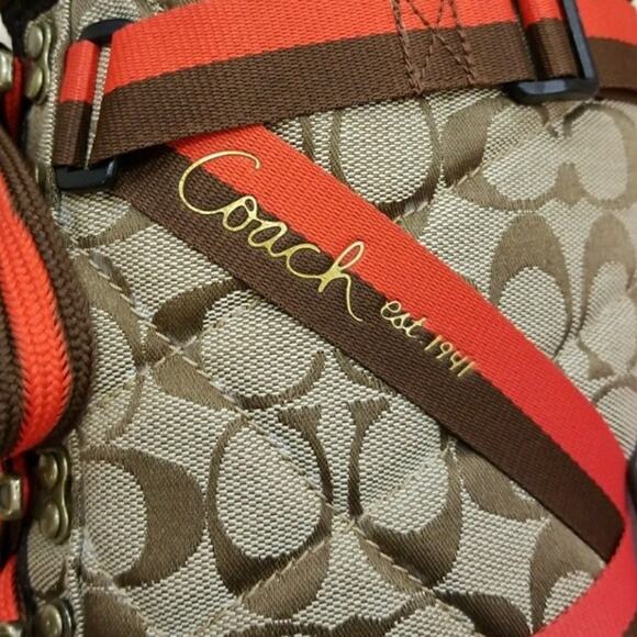 COACH Marian Classic Lace Up Sporty Print Chic Water Resistant Snow Boots 7 - Picture 7 of 15